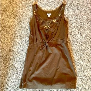 Super cute Loft cotton dress w/embellishments